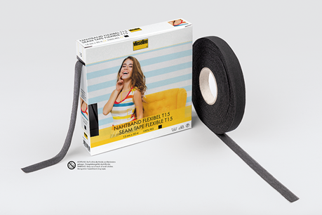 Vlieseline Flexible Seam / Stay Tape, 5m long, 15mm wide, White or Black.