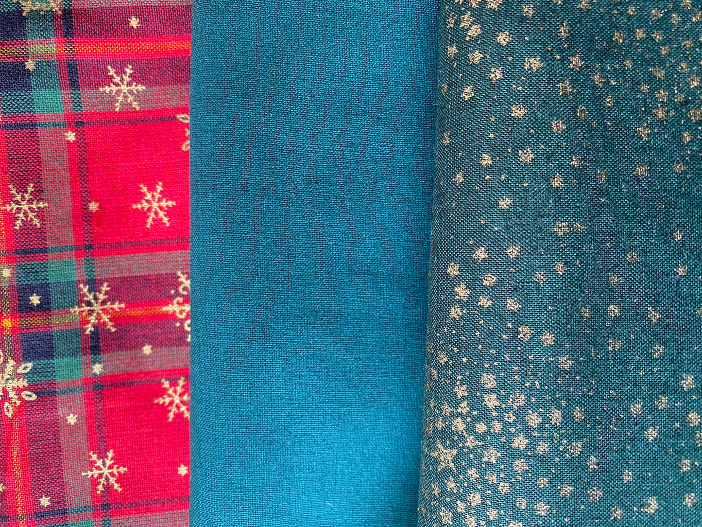 Sew-Your-Own-Kit Christmas Napkins, pre-cut 100% cotton fabric, full instructions