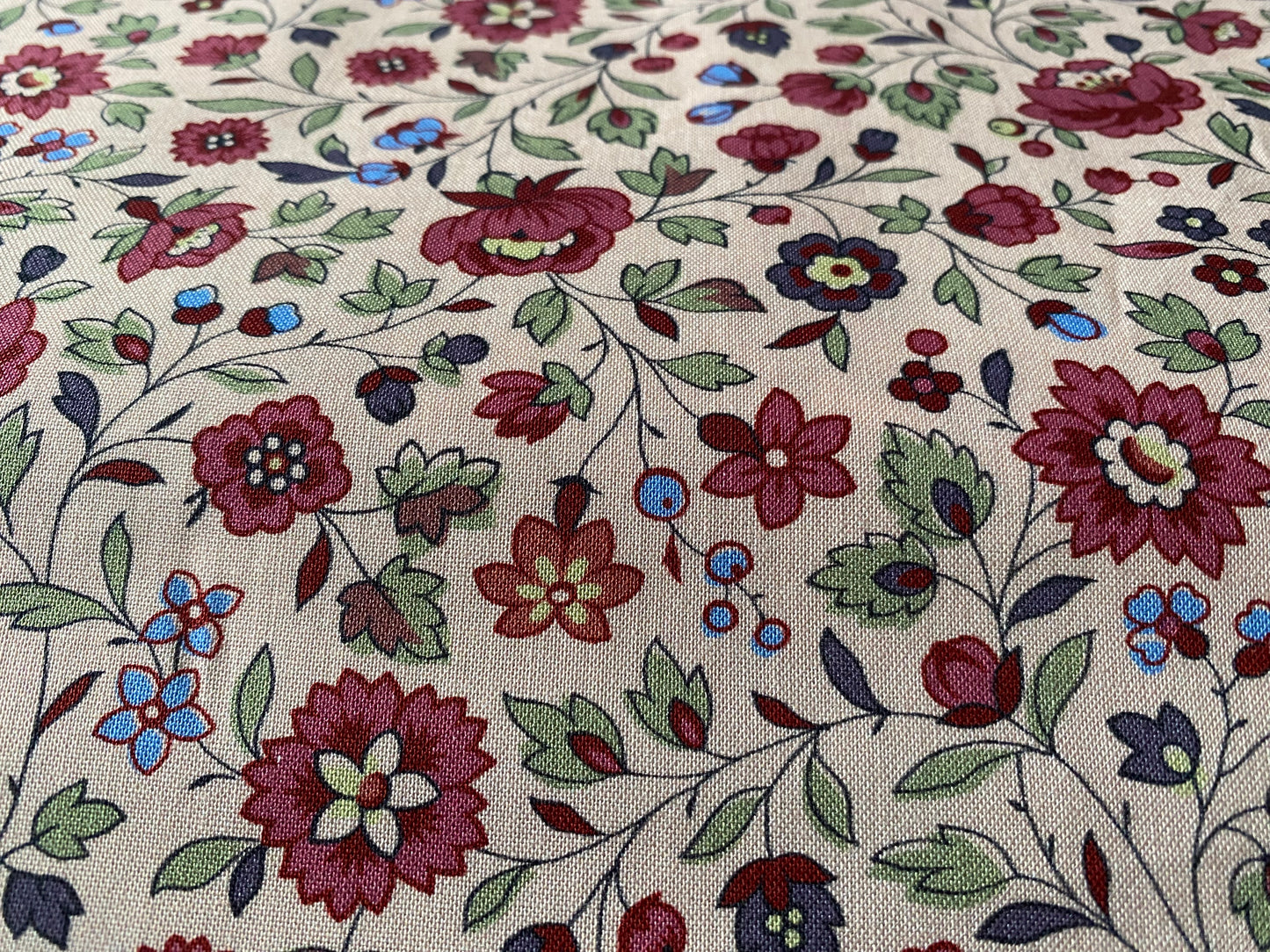 100% Cotton Fabric. French Vintage by Brigitte Giblin, Dutch Heritiage