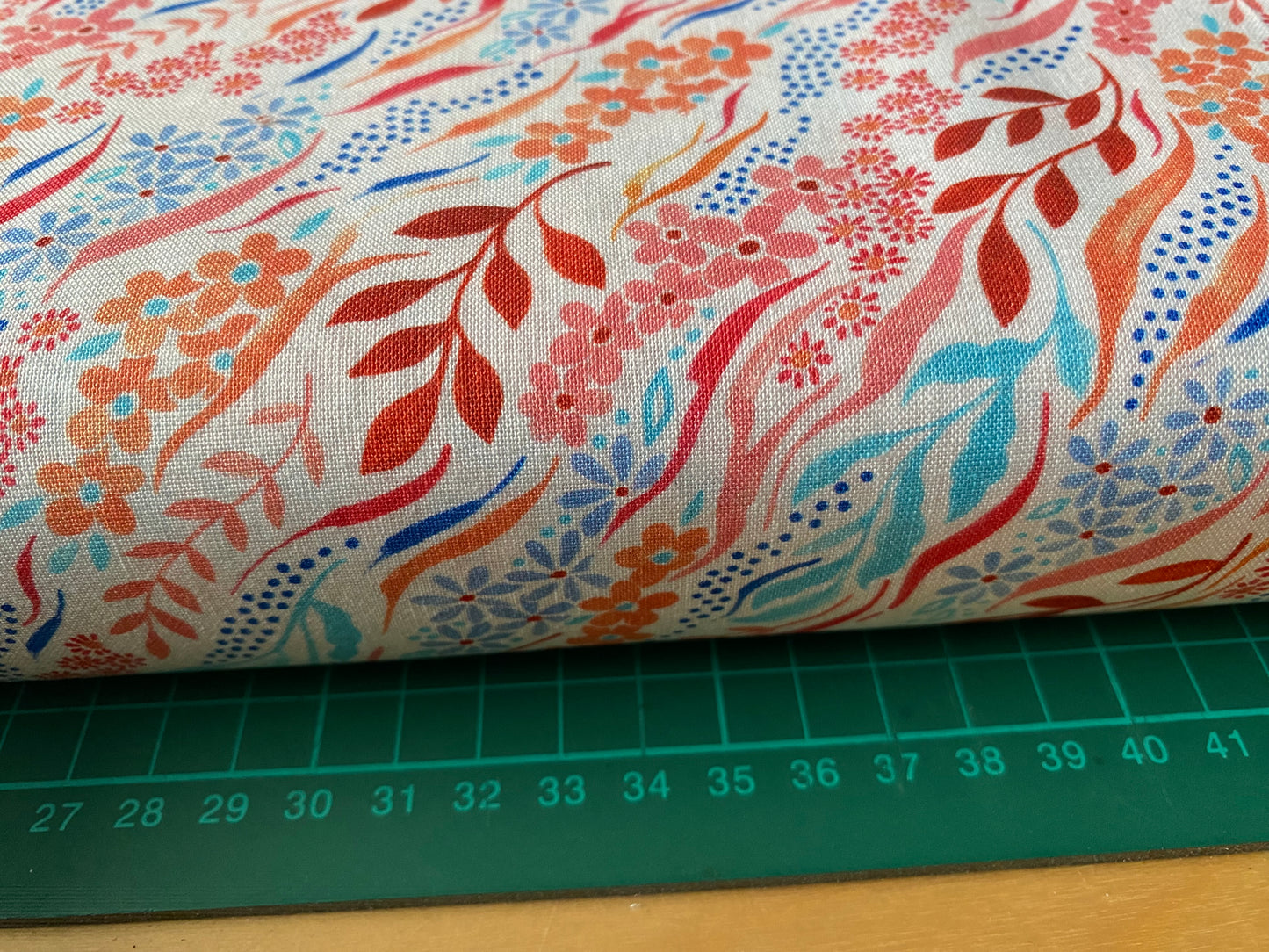 Dashwood Studio, 100% Cotton Fabric. Cloud Forest Flower Streamers by Sarah Knight