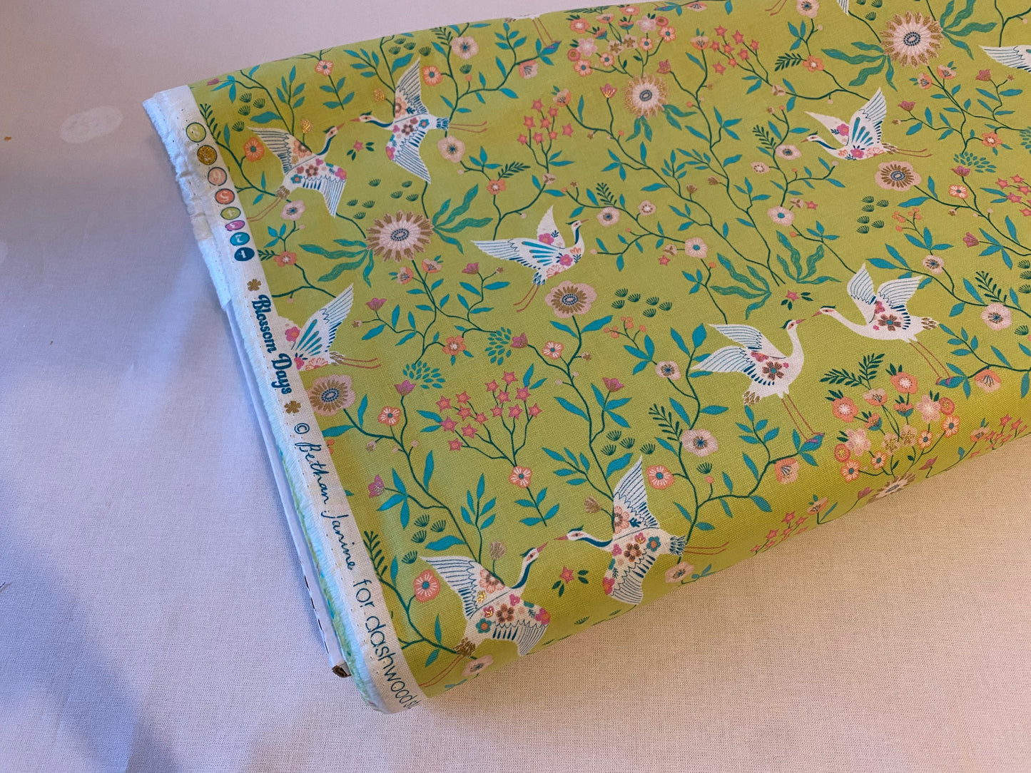 Dashwood Studio fabric, 100% Cotton Fabric. Blossom Days by Bethan Jane