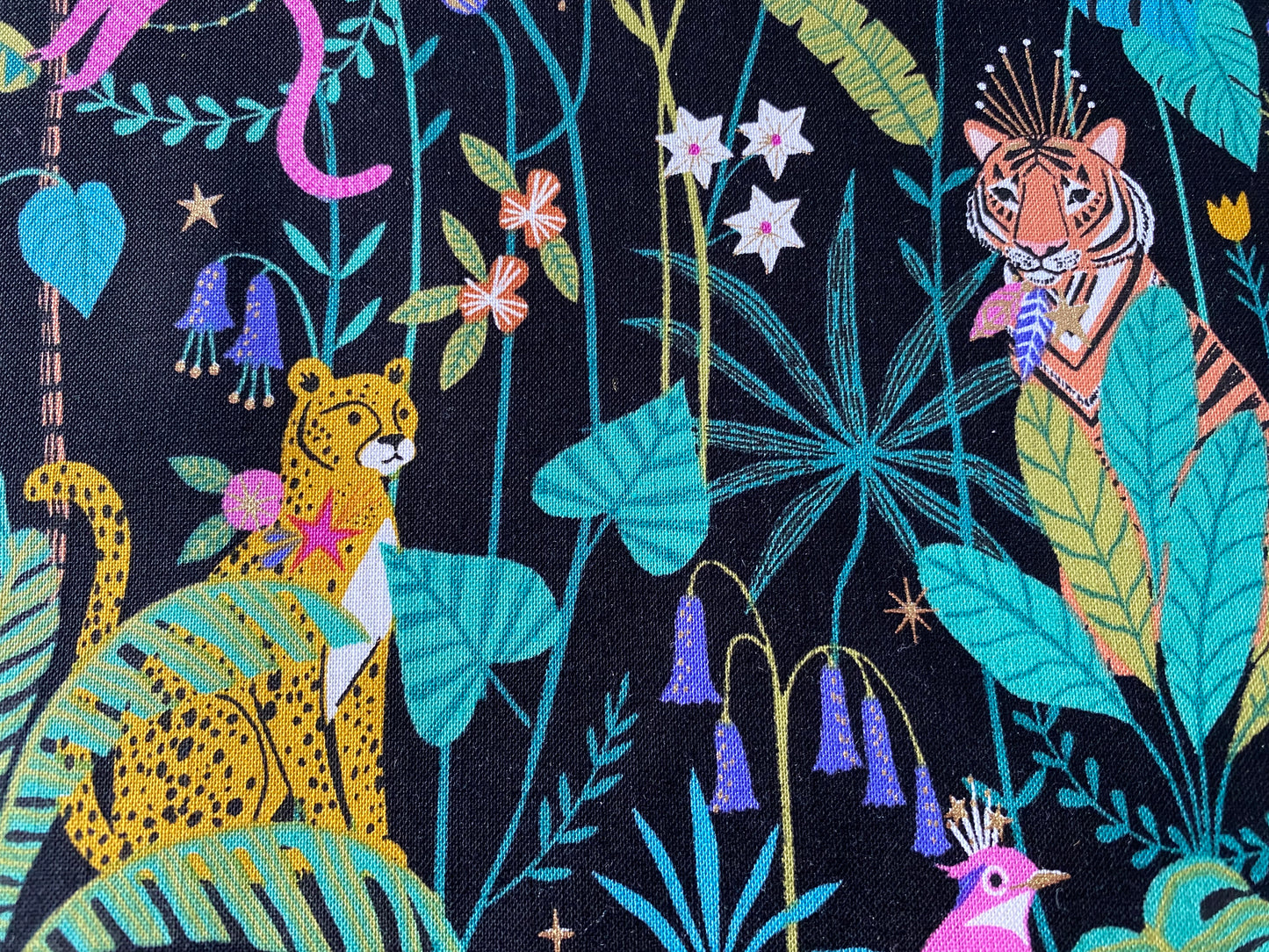 Dashwood Studio fabric, 100% Cotton Fabric. Jungle Luxe by Bethan Janine