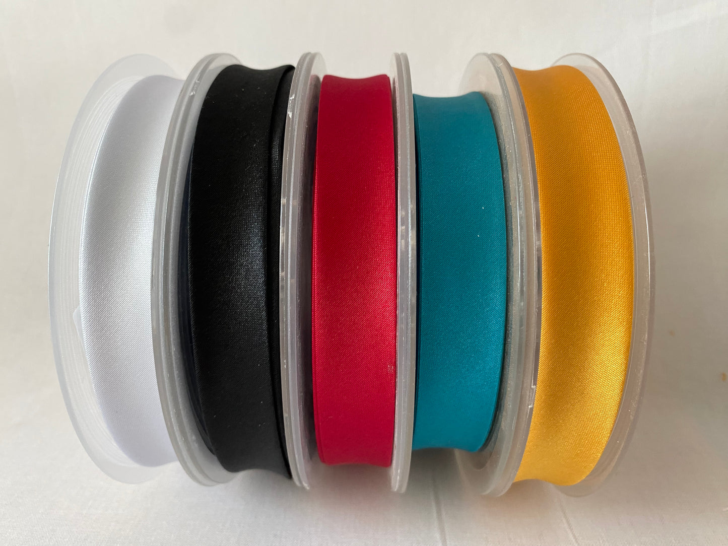 Satin Bias Binding, 18mm, Various Colours