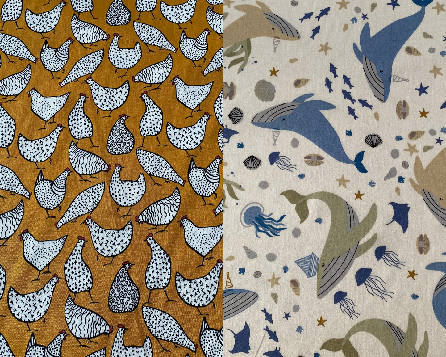 100% Cotton Poplin Fabric. Fun cotton patterns for kids (and adults!)
