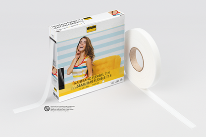 Vlieseline Flexible Seam / Stay Tape, 5m long, 15mm wide, White or Black.