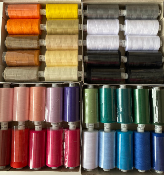 Multipack Coats Moon Sewing Thread, Multicoloured.  Hand Sewing, Machine Sewing, Overlocker Thread