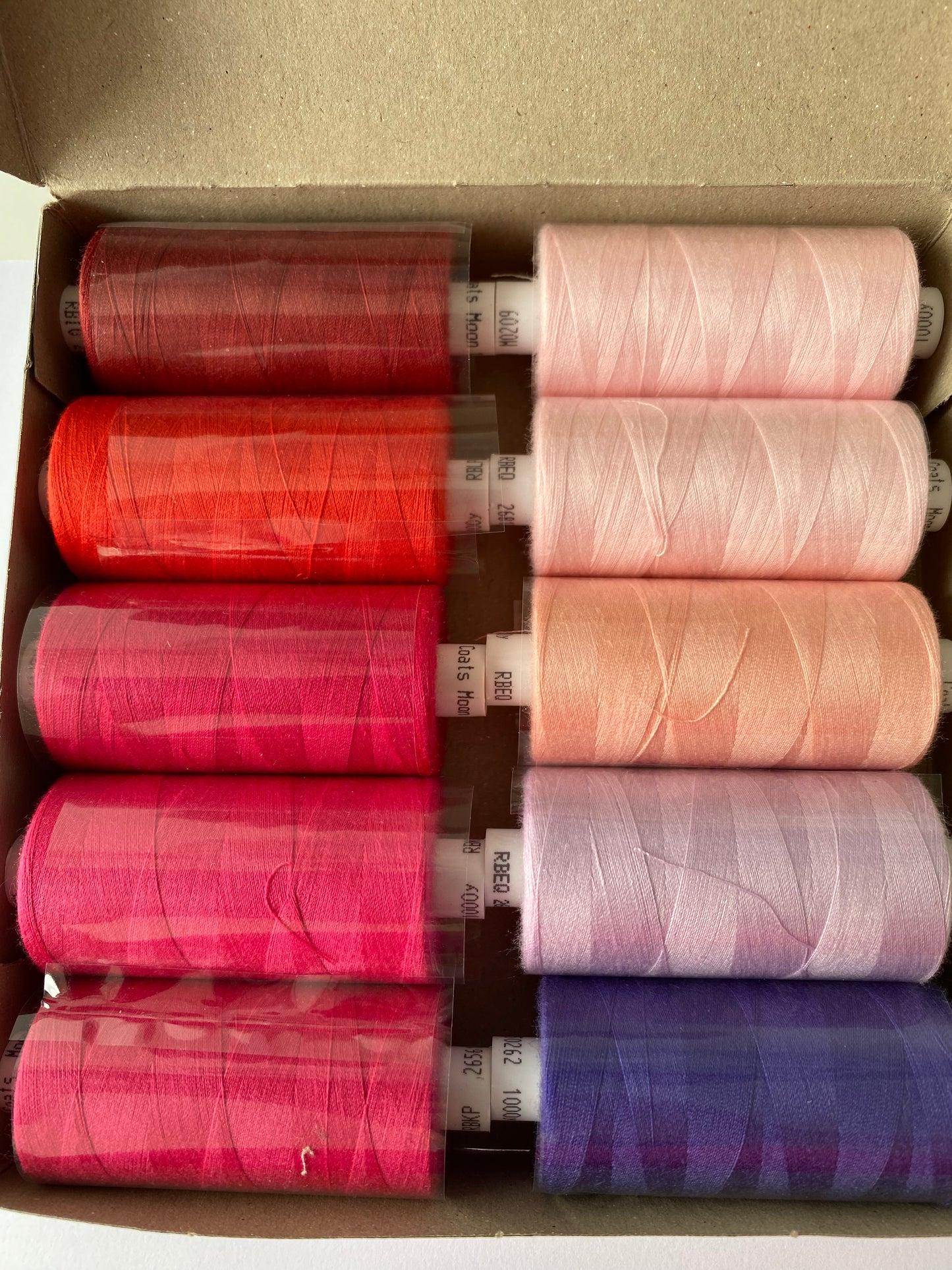 Multipack Coats Moon Sewing Thread, Multicoloured.  Hand Sewing, Machine Sewing, Overlocker Thread
