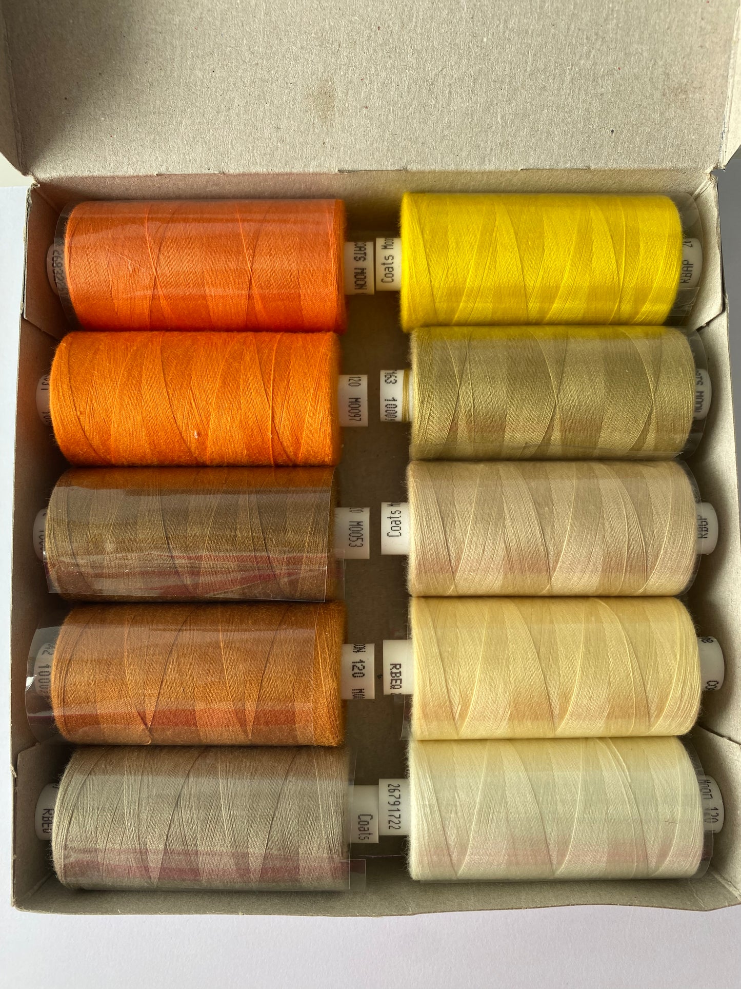 Multipack Coats Moon Sewing Thread, Multicoloured.  Hand Sewing, Machine Sewing, Overlocker Thread