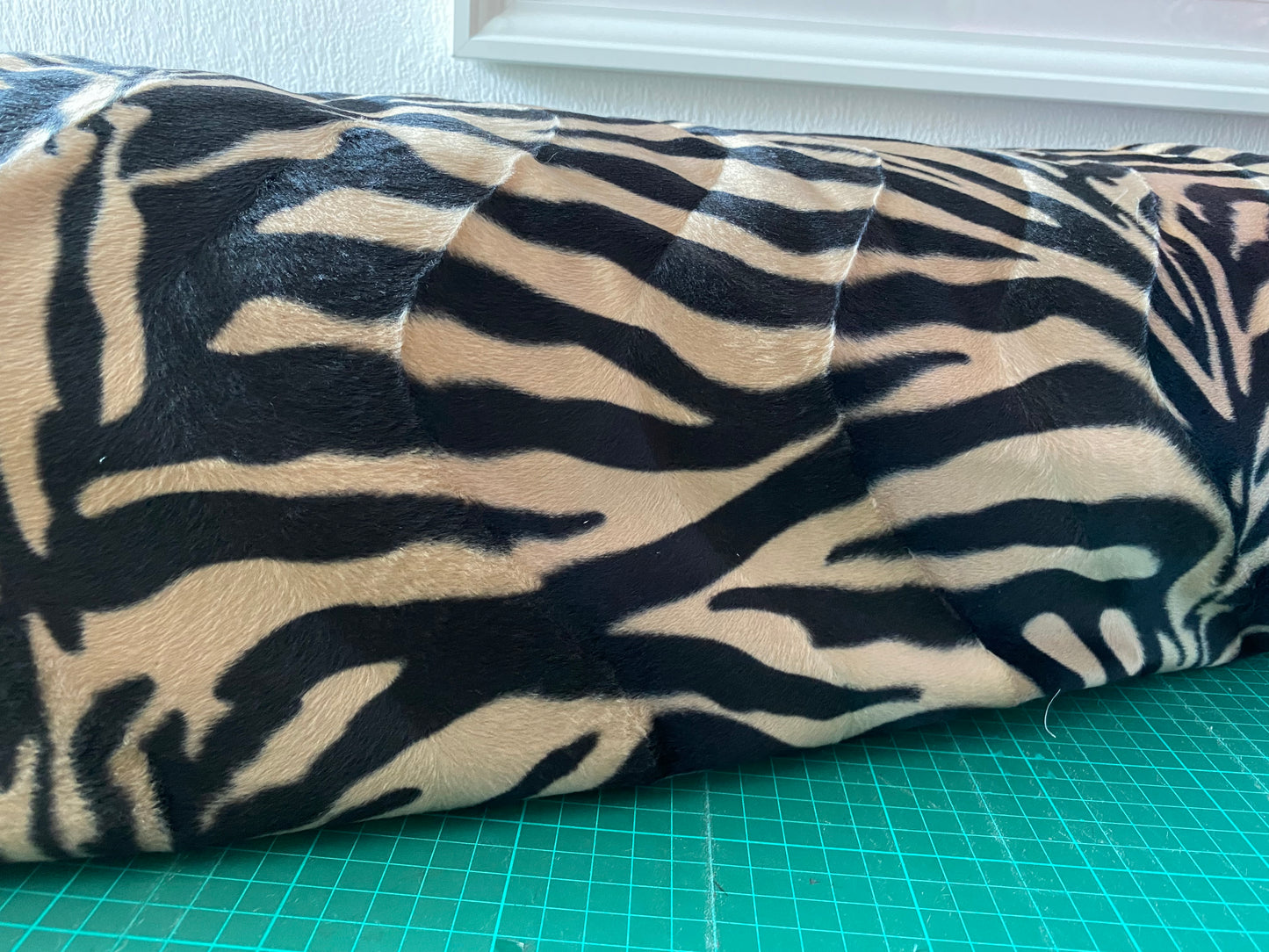 Velboa Ponyskin Faux Fur Fabric, Zebra Print