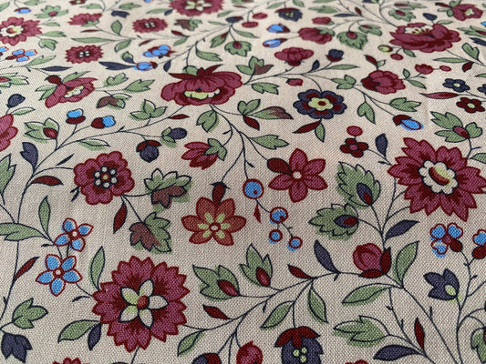 100% Cotton Fabric. French Vintage by Brigitte Giblin, Dutch Heritiage