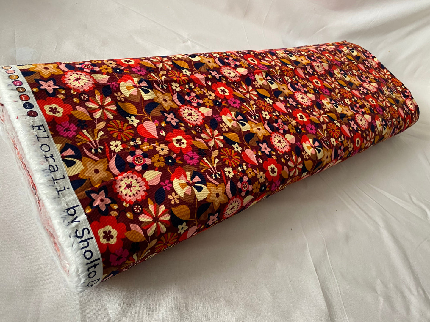 Dashwood Studio fabric, 100% Cotton Cord Print, Florali 21 by Sholto Drumlanrig