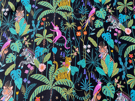 Dashwood Studio fabric, 100% Cotton Fabric. Jungle Luxe by Bethan Janine