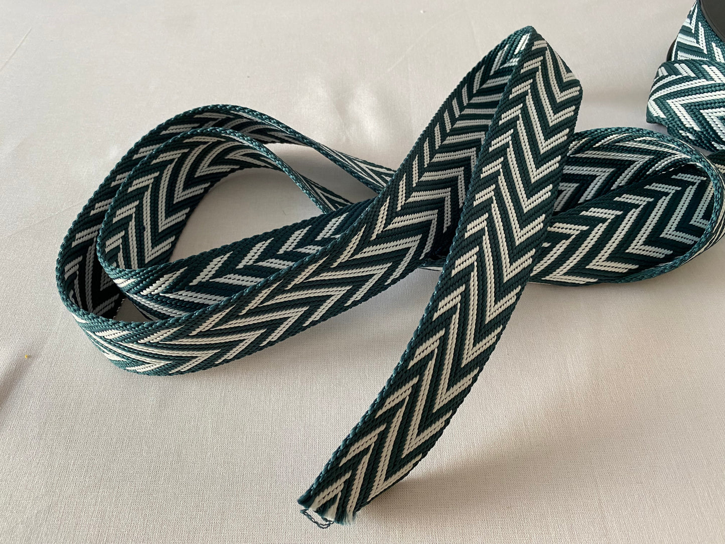 Webbing/strapping for bags, belts & crafts, 38mm, various arrow weave designs