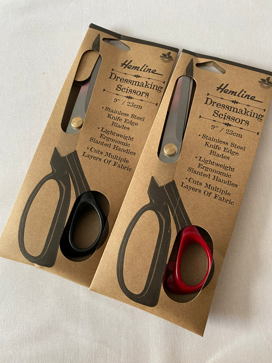 Hemline Dressmakers Scissors, 9" / 23cm, Stainless Steel