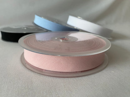 Polycotton Bias Binding, 18mm, Various Colours