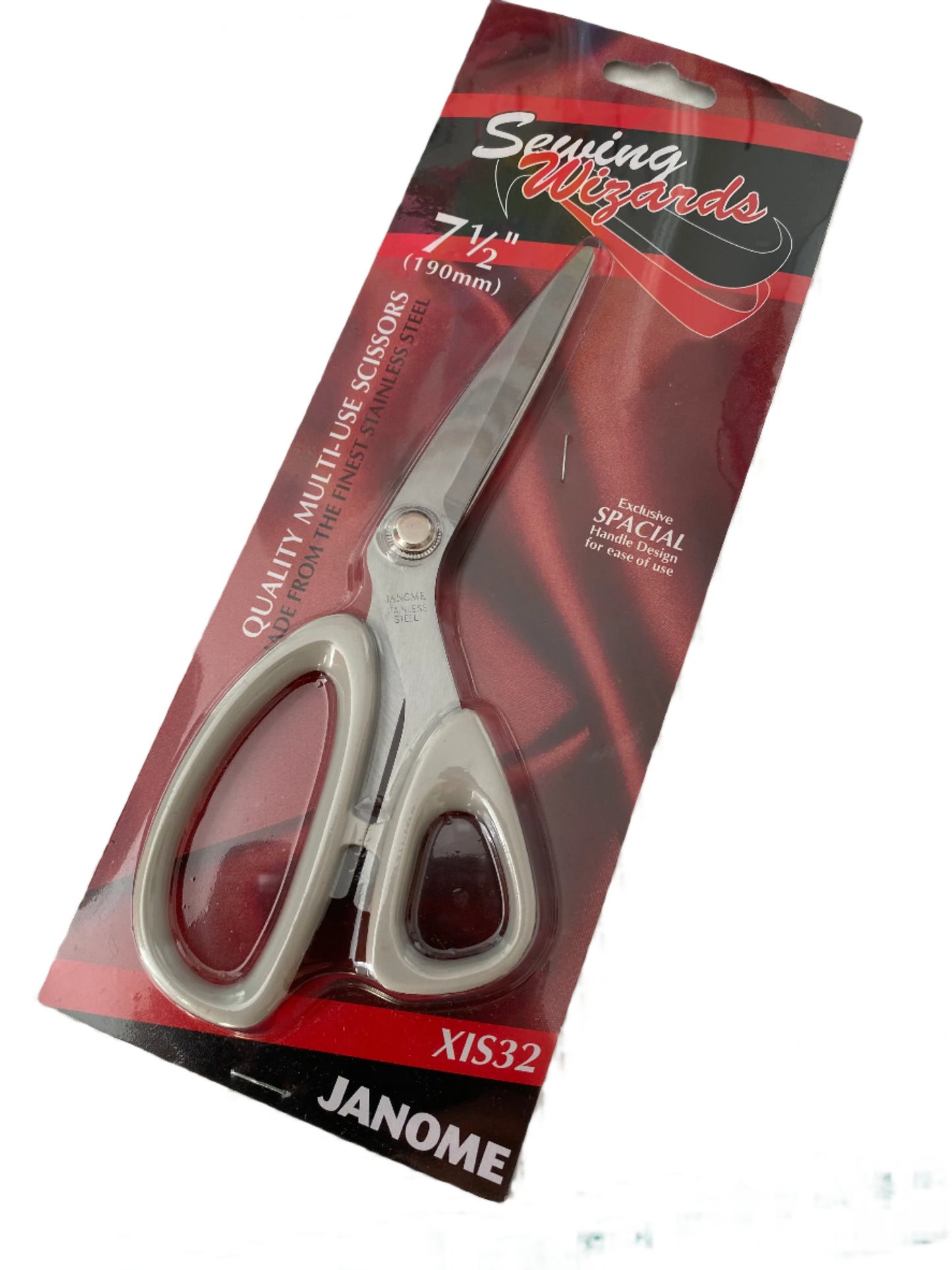 Janome 7.5″ Sewing Wizards – Multi-use / Sewing / Craft Scissors