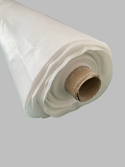 Iron On Interfacing: Non Woven, Fusiable, Medium weight, Black & White, 90cm Width