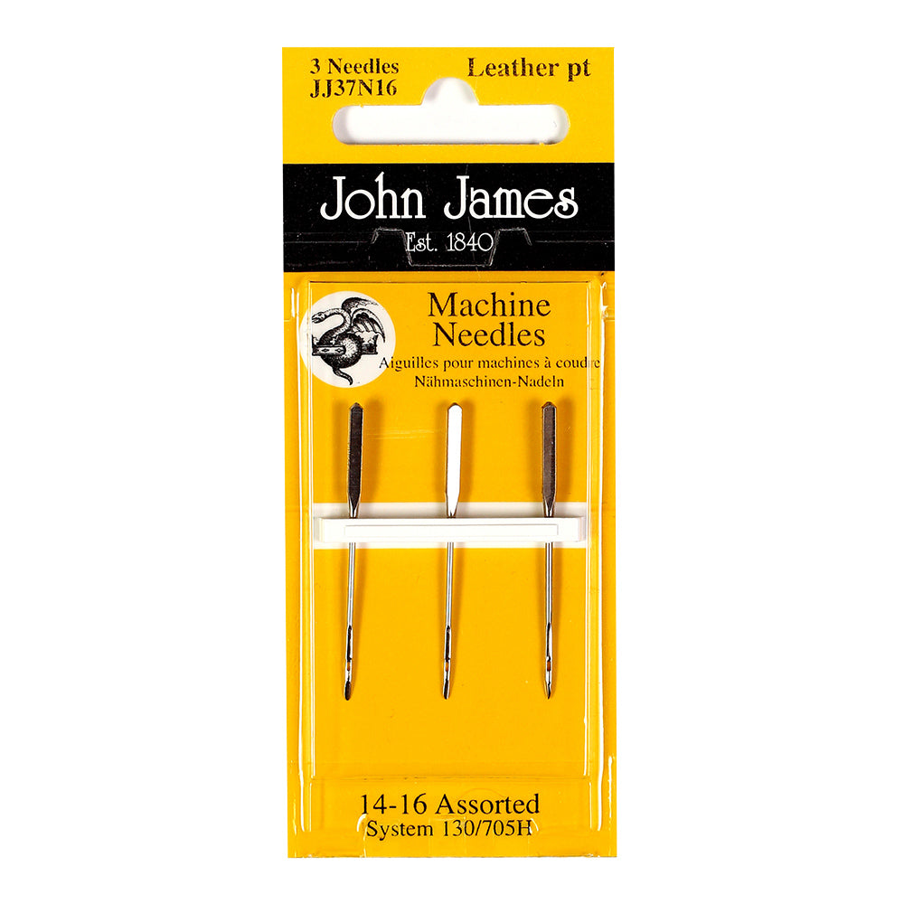 John James Sewing Machine Needles - Regular/Ballpoint/Leather/Jeans