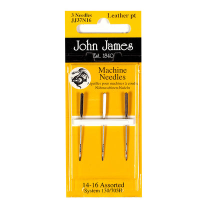 John James Sewing Machine Needles - Regular/Ballpoint/Leather/Jeans