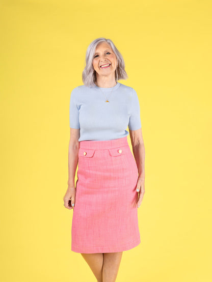 Tilly & The Buttons Ramona Sewing Pattern Pencil or Mini Skirt