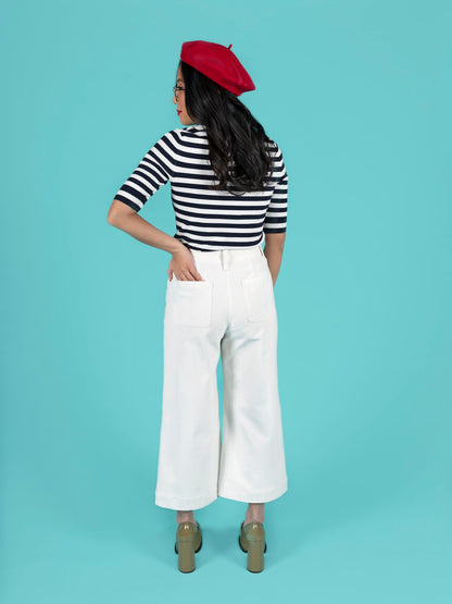 Tilly & The Buttons Thea Sewing Pattern Wide Leg Trousers