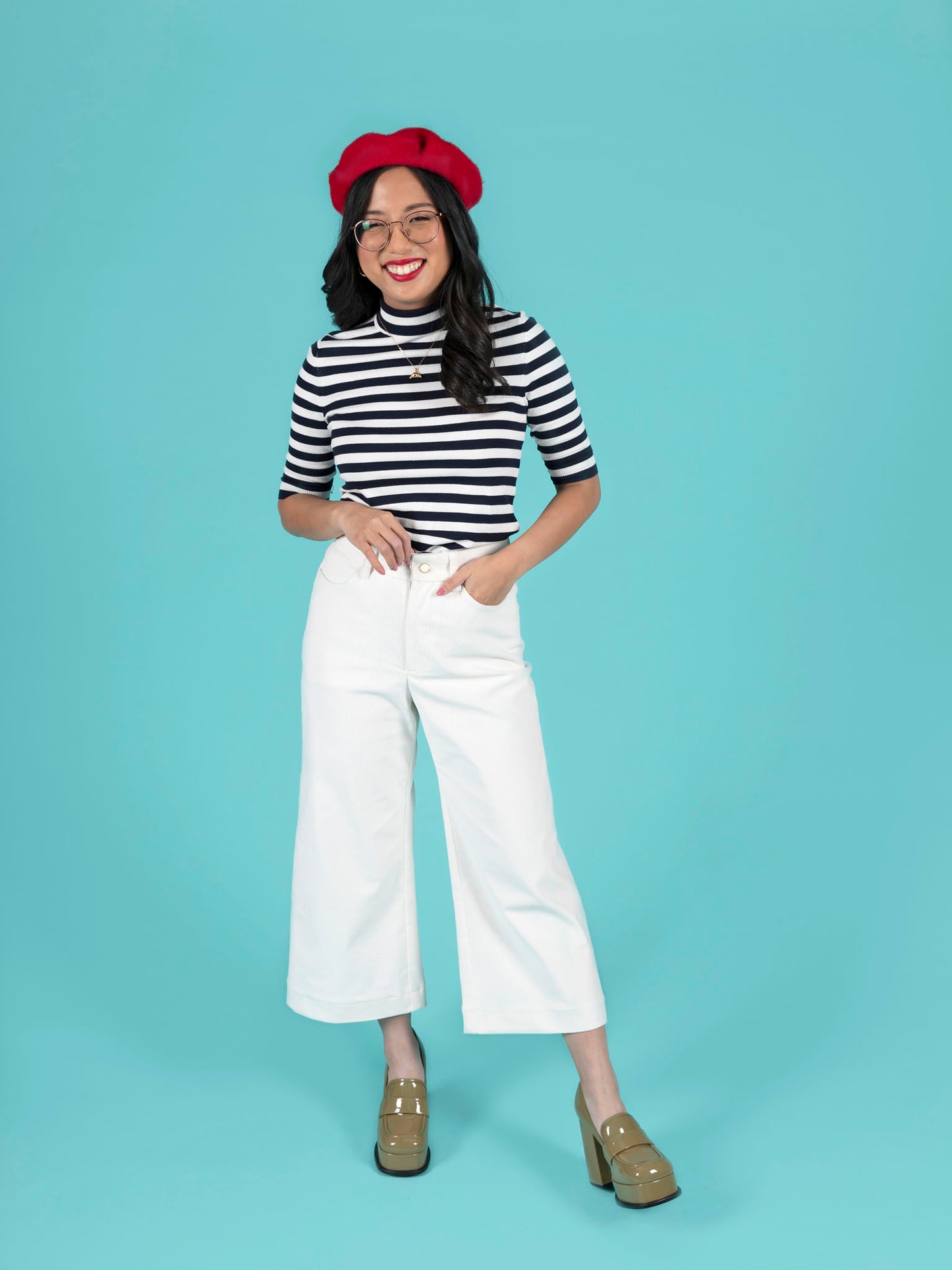 Tilly & The Buttons Thea Sewing Pattern Wide Leg Trousers
