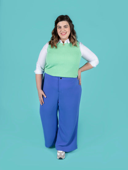 Tilly & The Buttons Thea Sewing Pattern Wide Leg Trousers