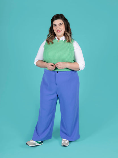 Tilly & The Buttons Thea Sewing Pattern Wide Leg Trousers