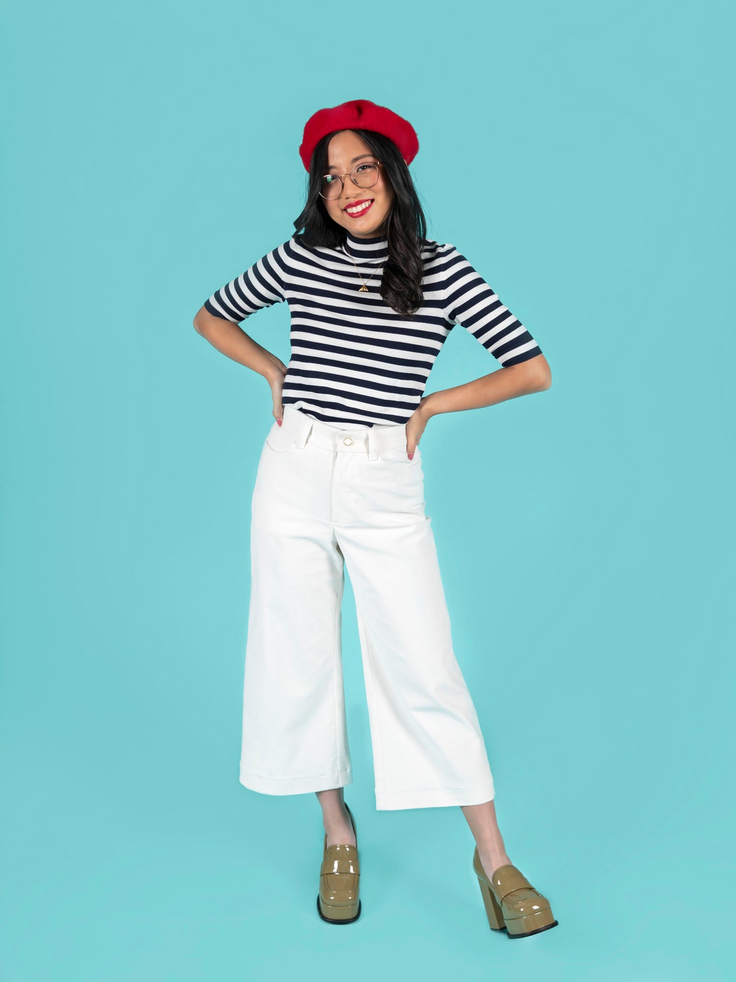 Tilly & The Buttons Thea Sewing Pattern Wide Leg Trousers