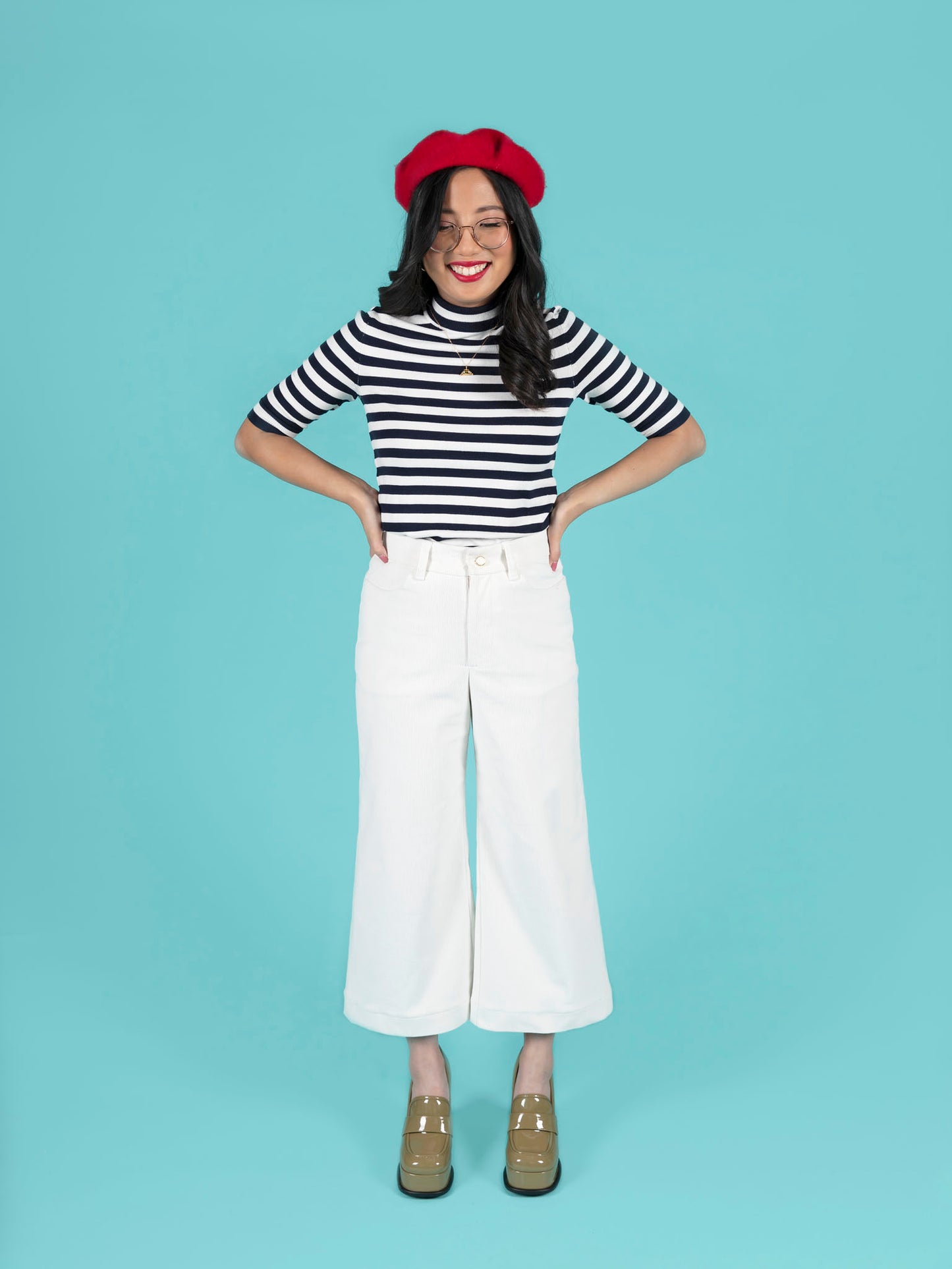 Tilly & The Buttons Thea Sewing Pattern Wide Leg Trousers