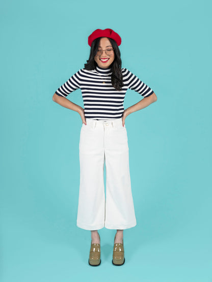 Tilly & The Buttons Thea Sewing Pattern Wide Leg Trousers