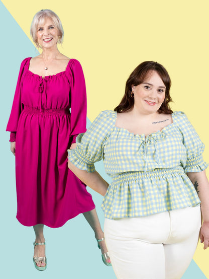 Tilly & The Buttons Mabel Sewing Pattern Top and Dress