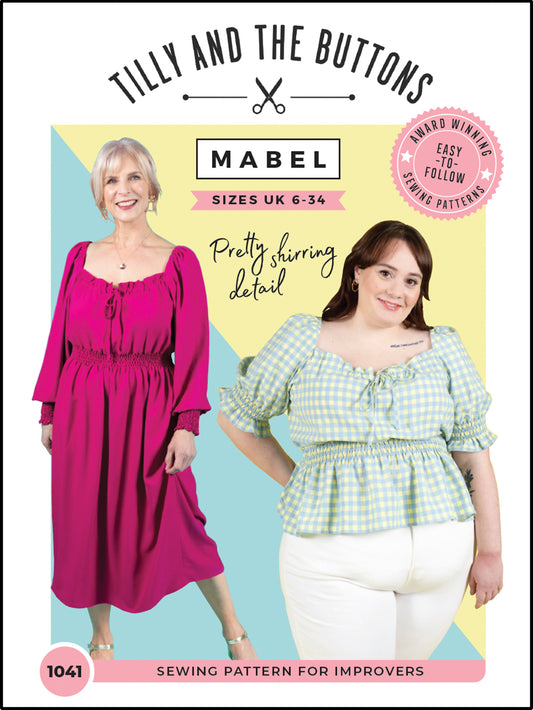 Tilly & The Buttons Mabel Sewing Pattern Top and Dress