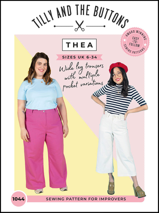 Tilly & The Buttons Thea Sewing Pattern Wide Leg Trousers