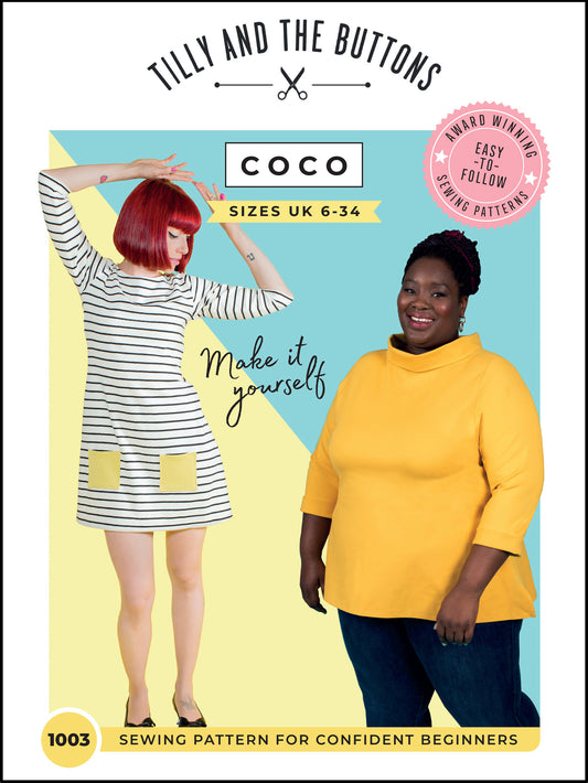 Tilly & The Buttons Coco Sewing Pattern Top and Dress