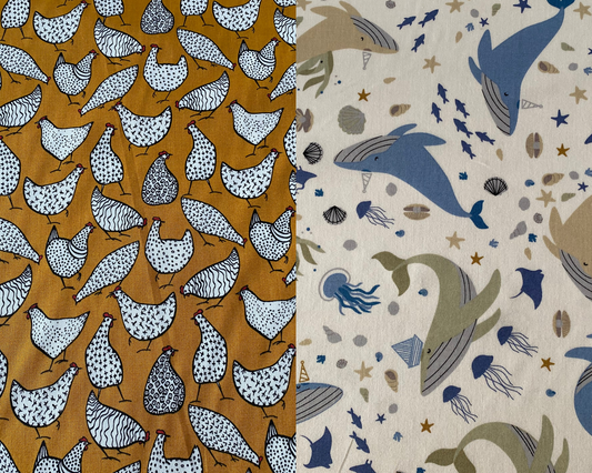 100% Cotton Poplin Fabric.  Fun cotton patterns for kids (and adults!)