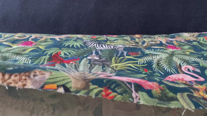 Jungle Corduroy Fabric Print 21 Wale 100% Cotton
