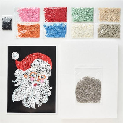 Simply Make Christmas Santa Sequin Craft Kit